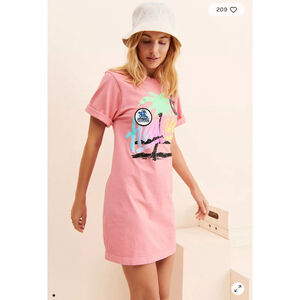 Riley Vintage Hawaii T-Shirt Dress $190 retail Size Small EUC